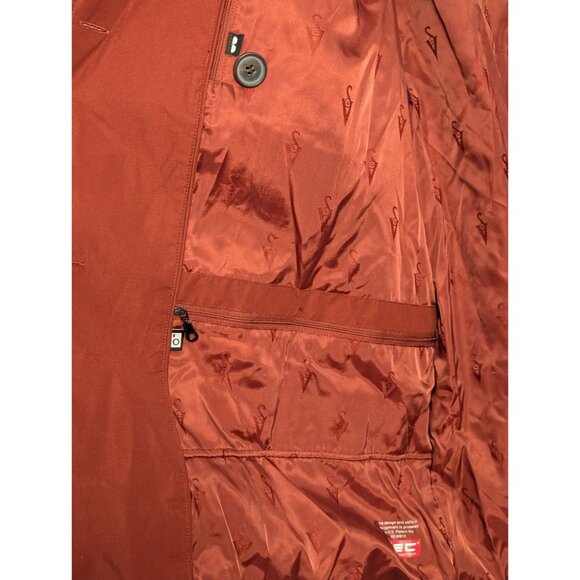 ScotteVest Womens Rust TEC Travel Trench XXL Double-Breasted Belted Coat Pockets - Picture 16 of 16
